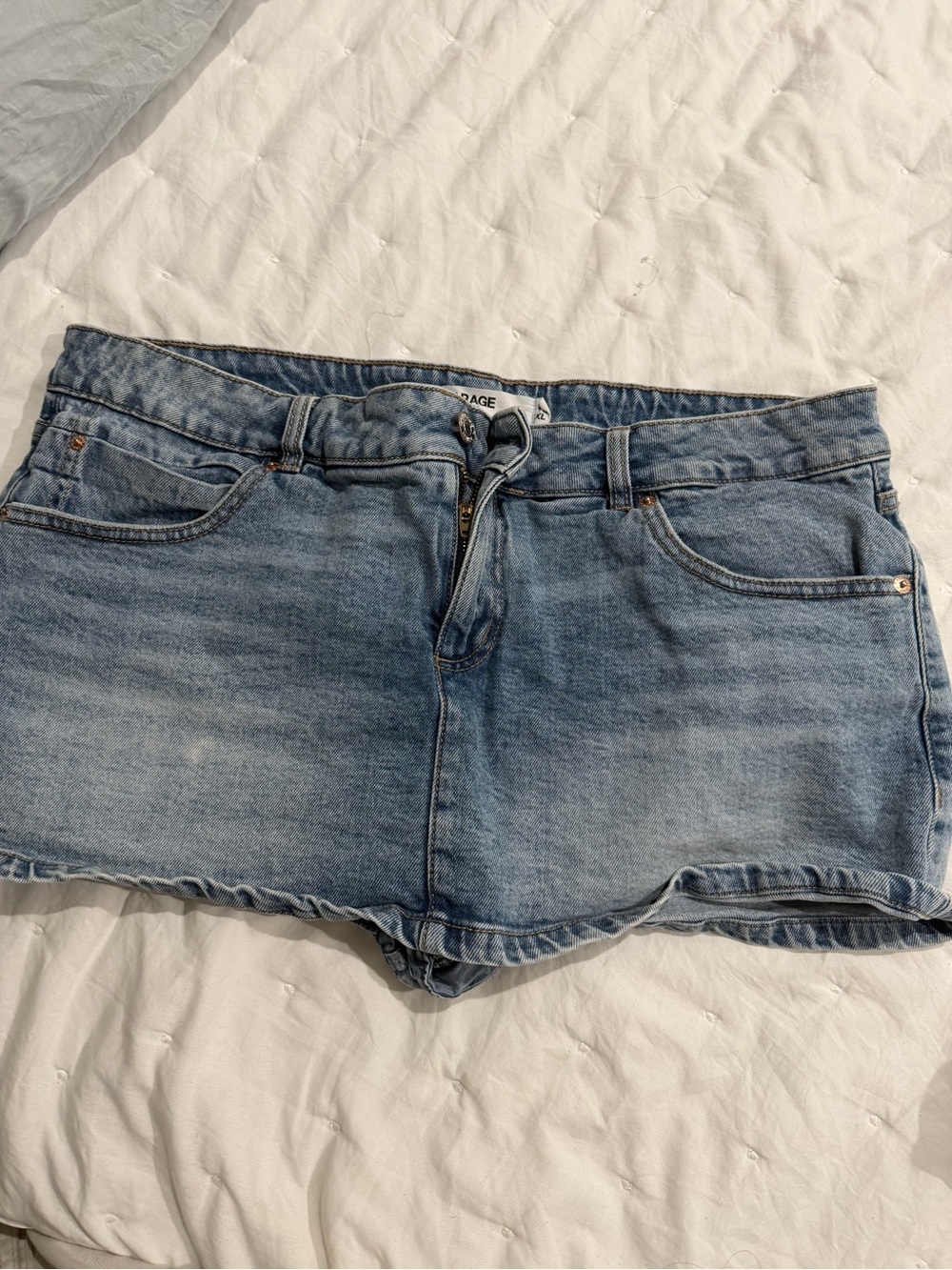 Garage Denim Blue Women's Jean Shorts